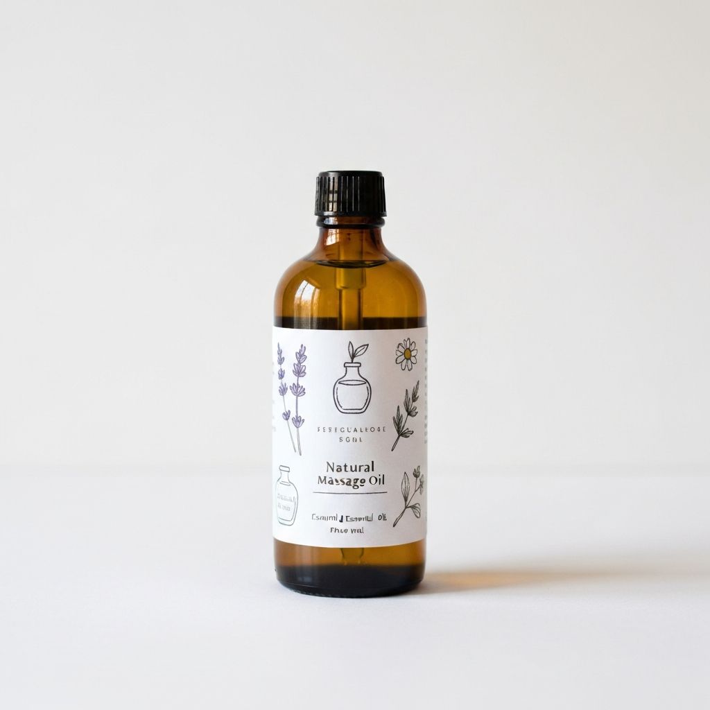 Natural massage and body oil